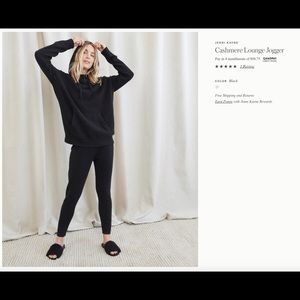 Cashmere lounge jogger